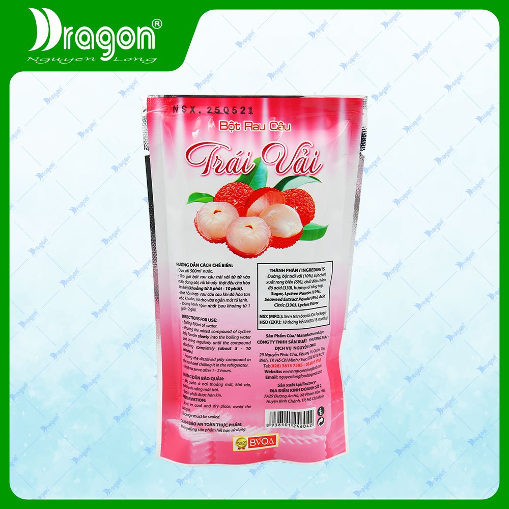 Bột rau câu trái vải - Ảnh 3
