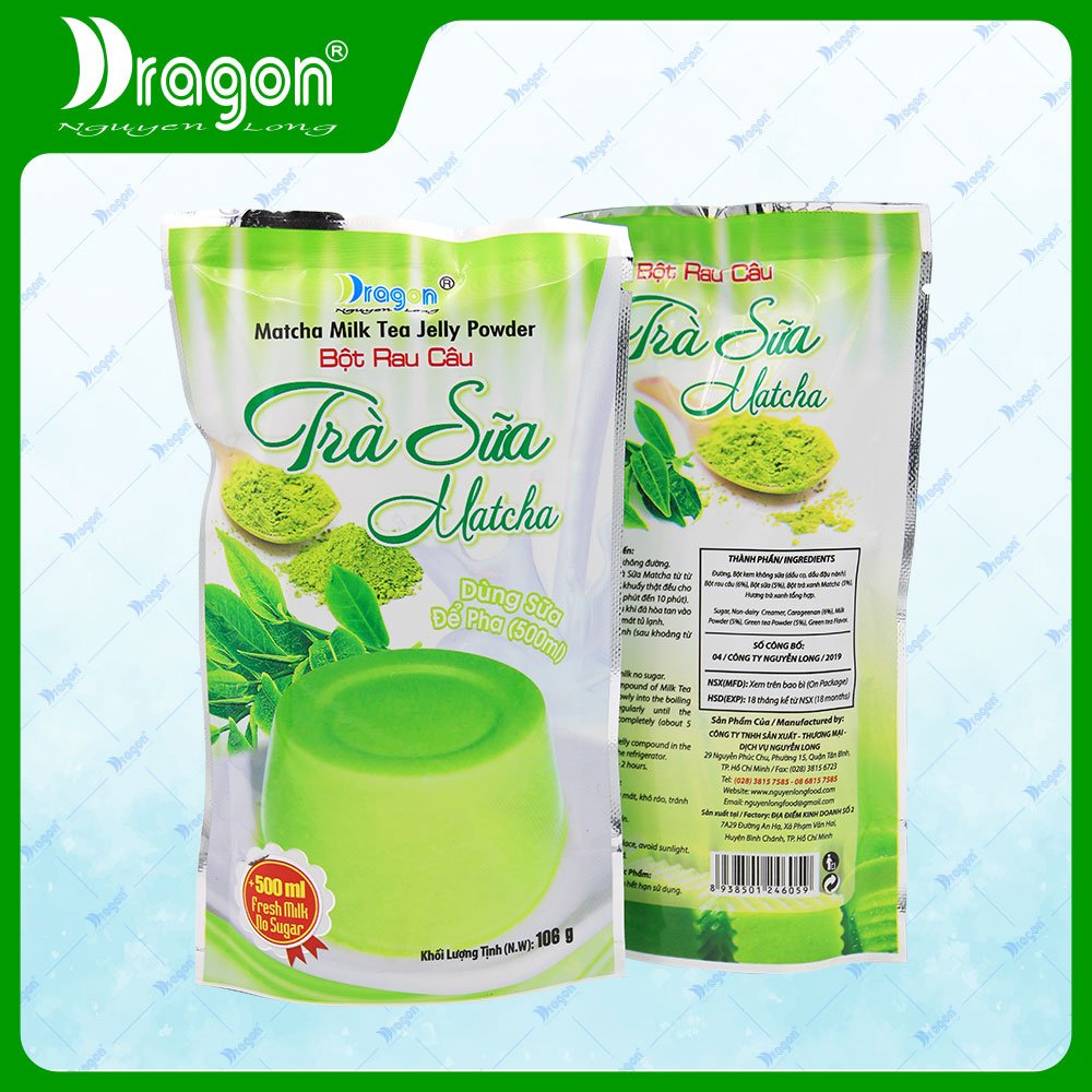 Bột rau câu trà sữa matcha - Ảnh 3